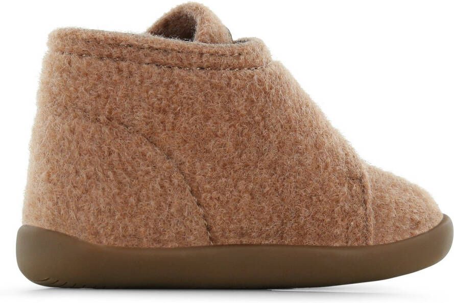 Shoesme Baby Babyslofjes Cognac Vilt