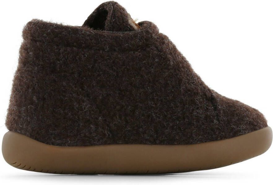 Shoesme Baby Babyslofjes Dark Brown Vilt