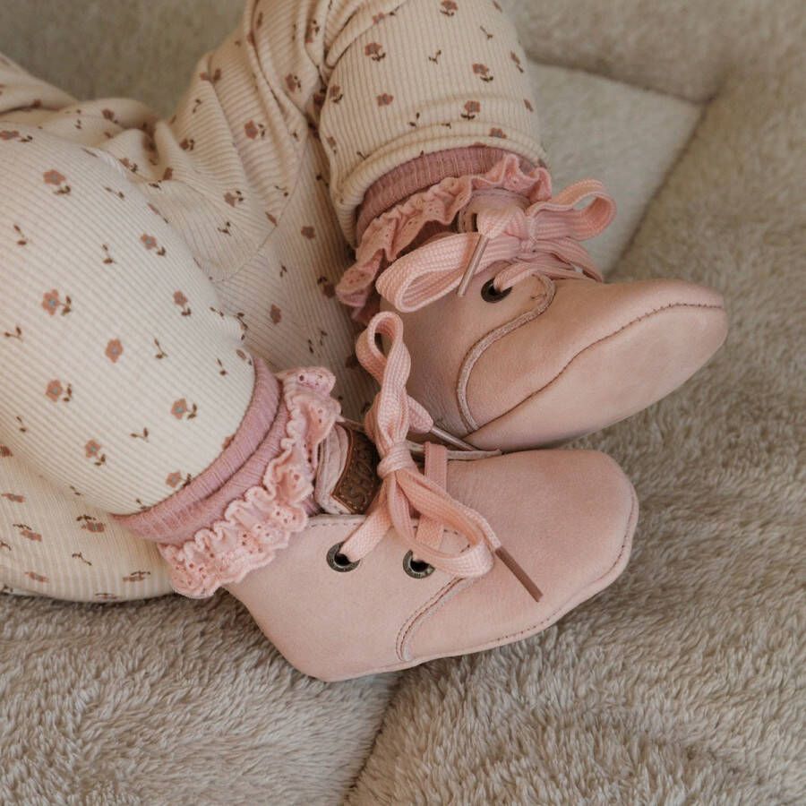 Shoesme Baby Babyslofjes Meisjes Pink Leer