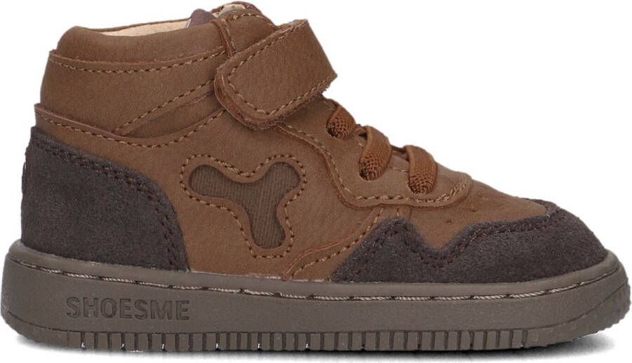 Shoesme Baby Babysneakers Jongens Brown Leer