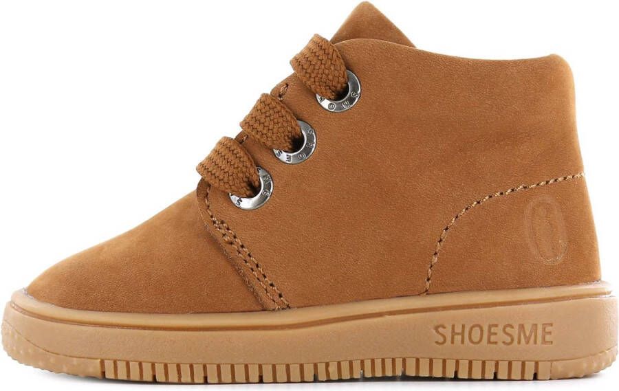 Shoesme Baby | Babysneakers | Jongens | Cognac | Leer