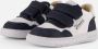 Shoesme Baby Babysneakers Jongens Dark Blue White Leer - Thumbnail 1