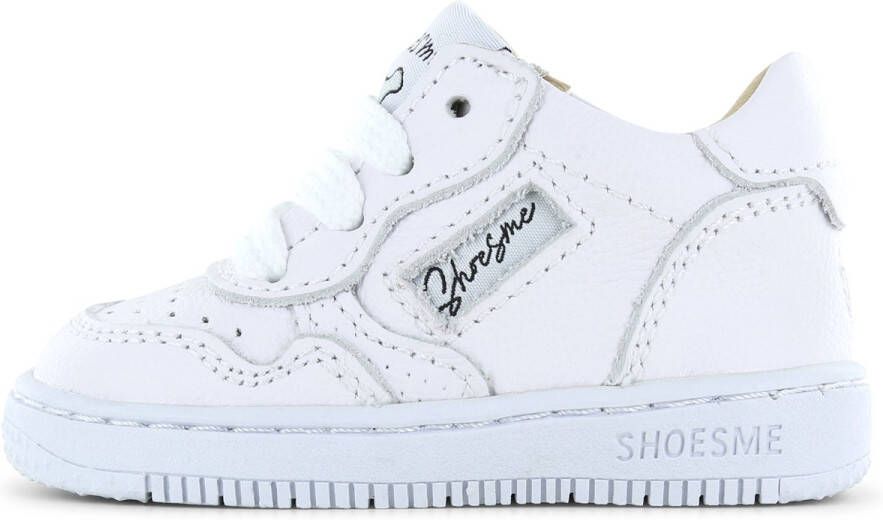 Shoesme Baby Babysneakers Meisjes jongens WHITE Leer