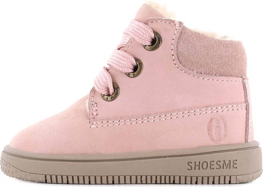 Shoesme Baby | Babysneakers | Meisjes | Pink | Leer