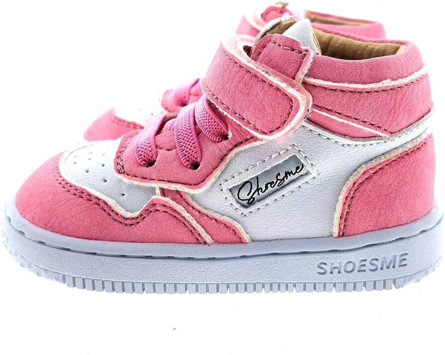 Shoesme Baby Babysneakers Meisjes Pink Leer