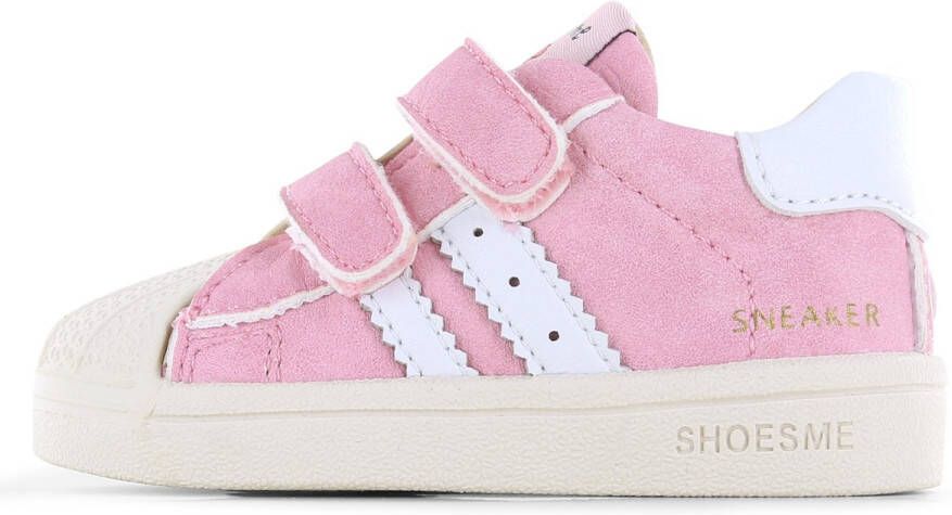 Shoesme Baby Babysneakers Meisjes Pink Leer