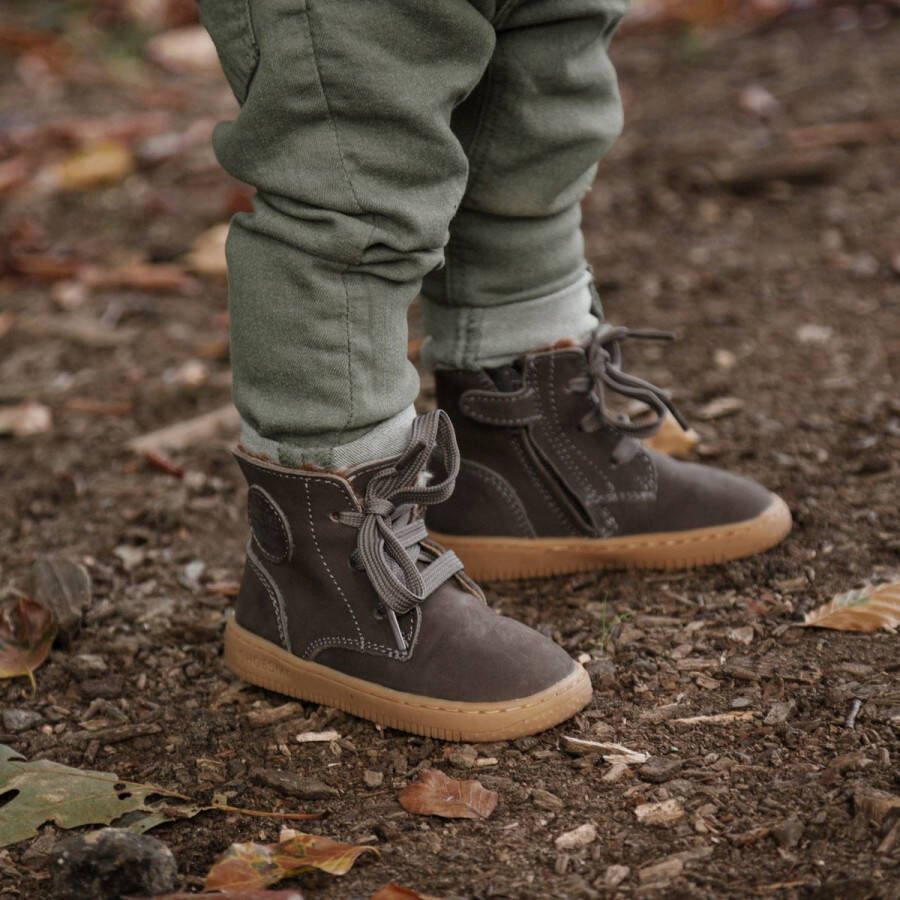 Shoesme Baby Eerste stapschoenen Dark Brown Warm gevoerd