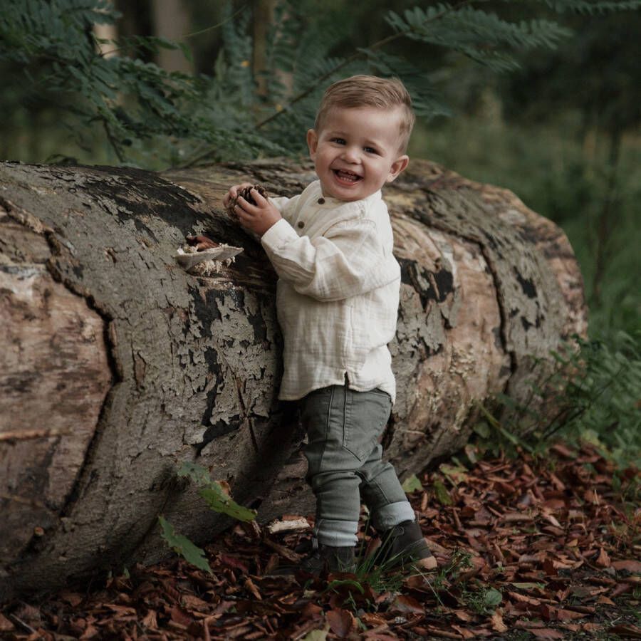 Shoesme Baby Eerste stapschoenen Dark Brown Warm gevoerd