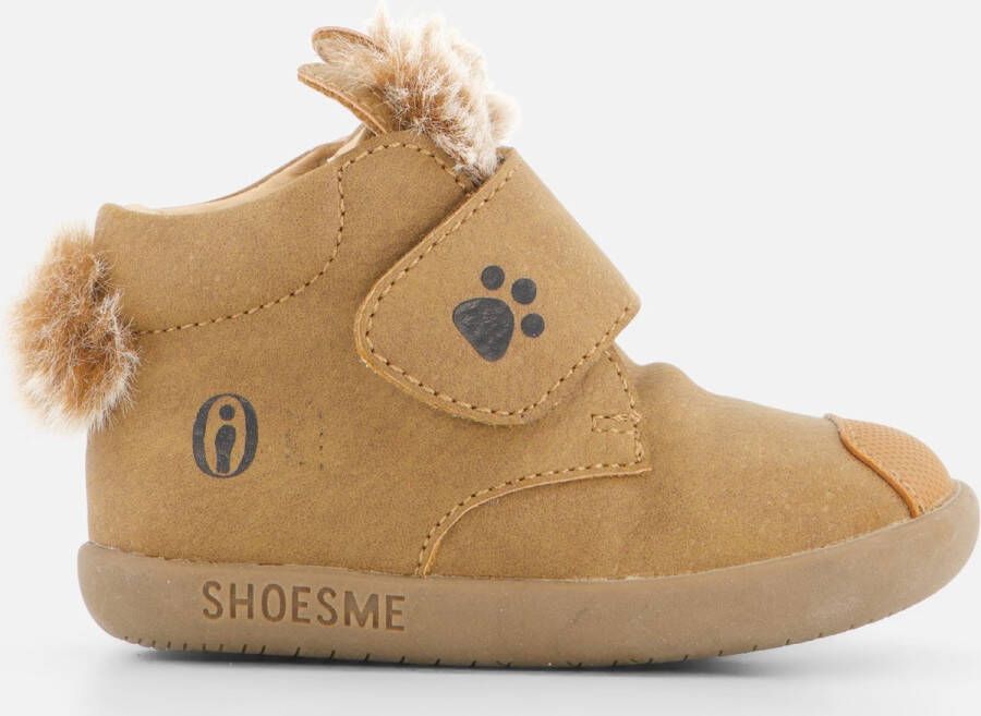 Shoesme Baby Klittenbandschoenen Jongens Cognac Leer