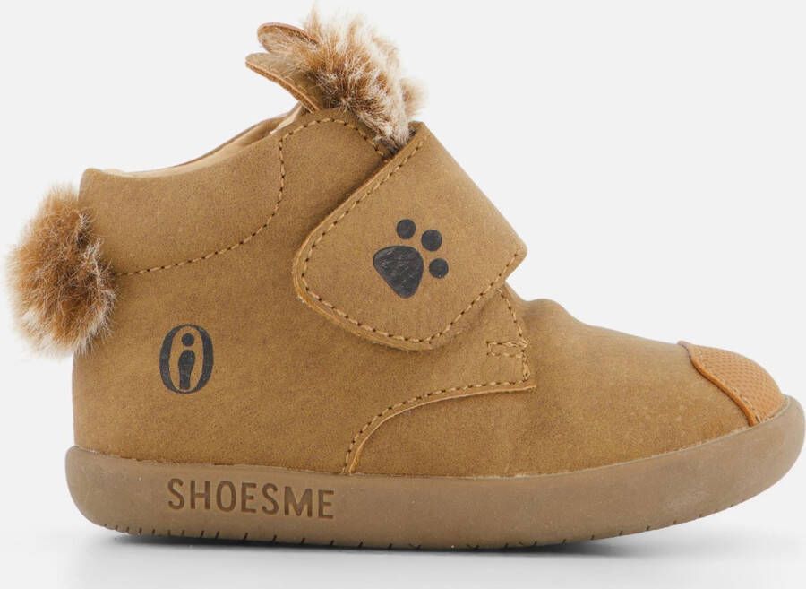 Shoesme Baby Klittenbandschoenen Cognac Leer