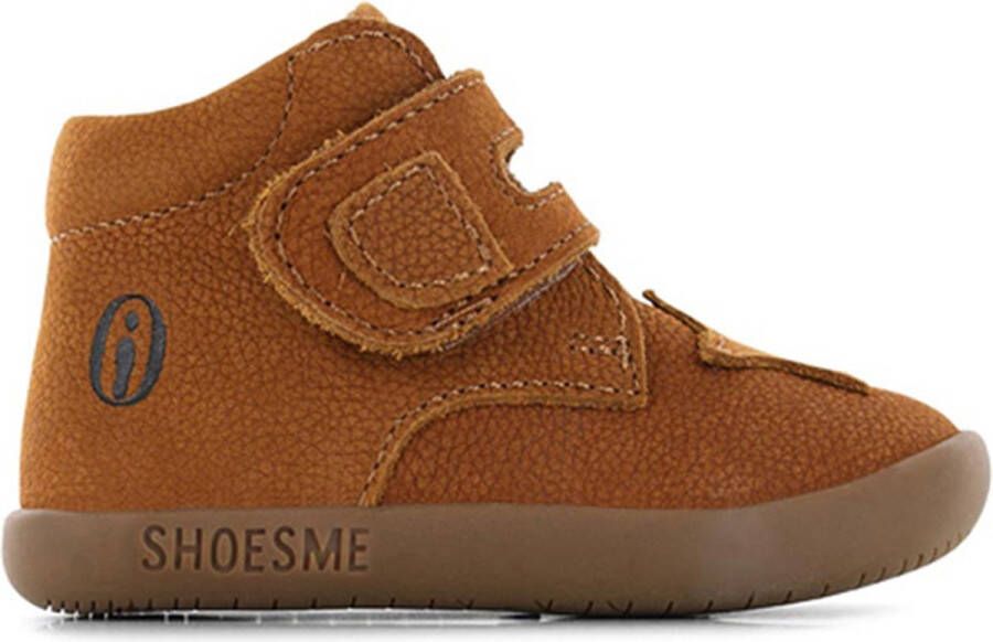 Shoesme Baby Klittenbandschoenen Jongens Cognac Leer