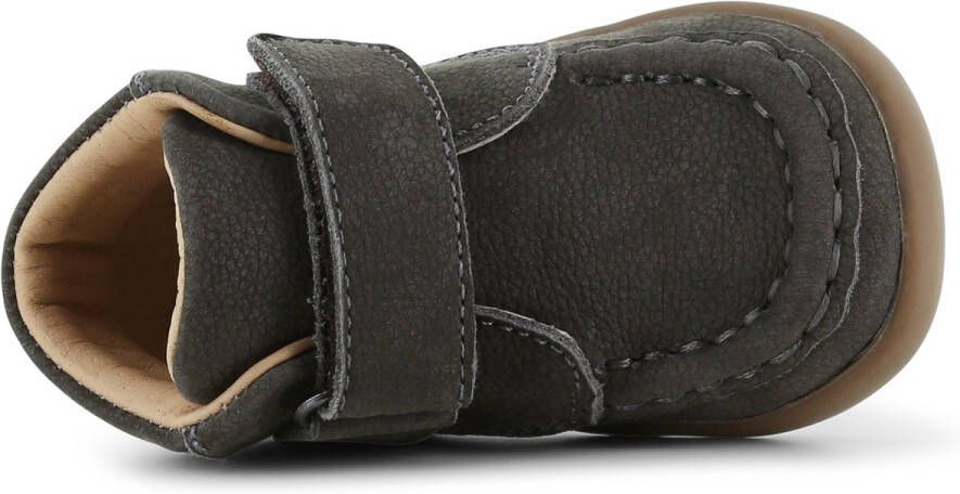 Shoesme Baby Klittenbandschoenen Jongens Dark Brown Leer