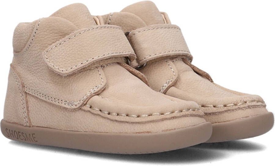 Shoesme Baby Klittenbandschoenen Taupe Leer