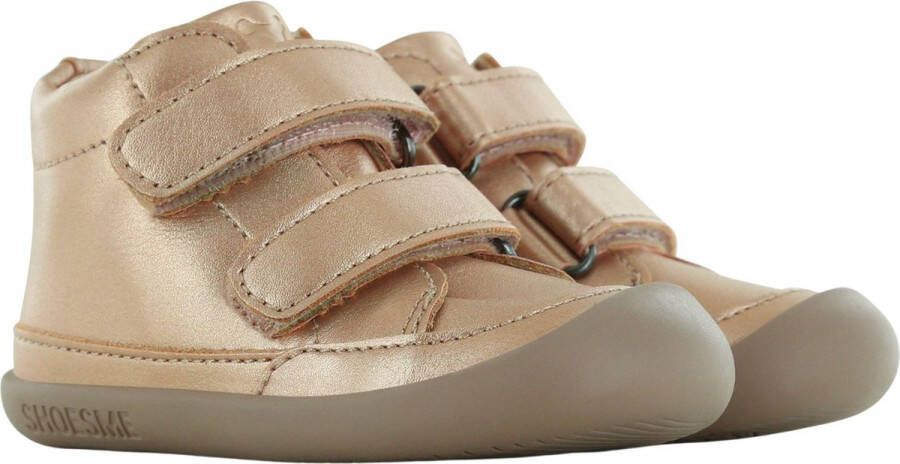 Shoesme Baby Klittenbandschoenen Meisjes rose gold Leer