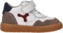 ShoesMe BN24S012-A white taupe multi bruin - Thumbnail 12