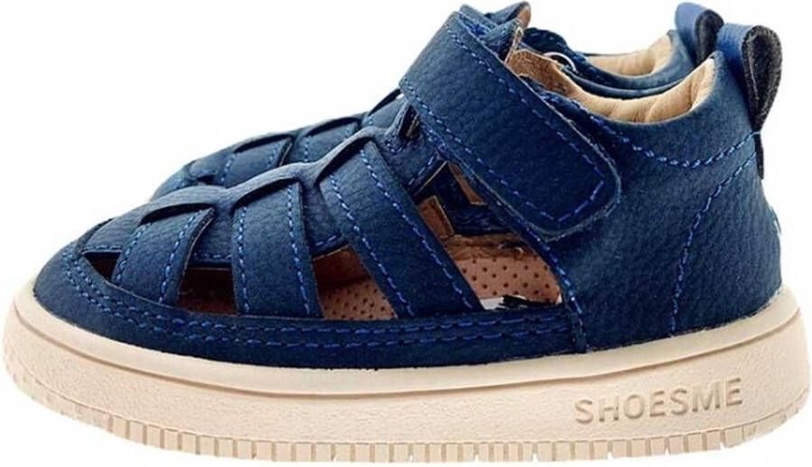 Shoesme Baby Sandalen Jongens Dark Blue Leer