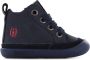 Shoesme Baby Veterschoenen Jongens Dark Blue Leer - Thumbnail 1