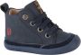 Shoesme Baby Veterschoenen Jongens Dark Blue Leer - Thumbnail 1