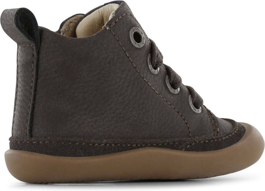 Shoesme Baby Veterschoenen Dark Brown Leer - Foto 1