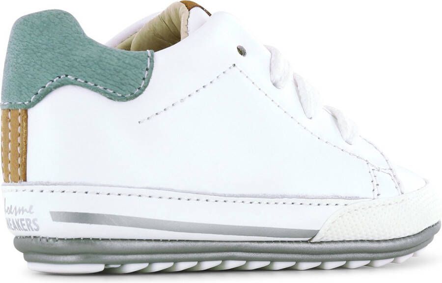 Shoesme BP23S024 D White Green Baby-schoenen