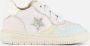 Shoesme Bn24s014 Lage sneakers Leren Sneaker Meisjes Wit - Thumbnail 3