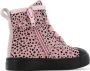 Shoesme leren sneakers met allover print roze Meisjes Leer All over print 22 - Thumbnail 1