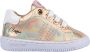 Shoesme Bn24s010 Lage sneakers Leren Sneaker Goud - Thumbnail 1