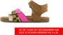 Shoesme cognac sandaal met fuchsia en snake-details - Thumbnail 1