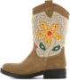 Shoesme suède cowboylaarzen beige Bruin Meisjes Suede Bloemen 26 - Thumbnail 2