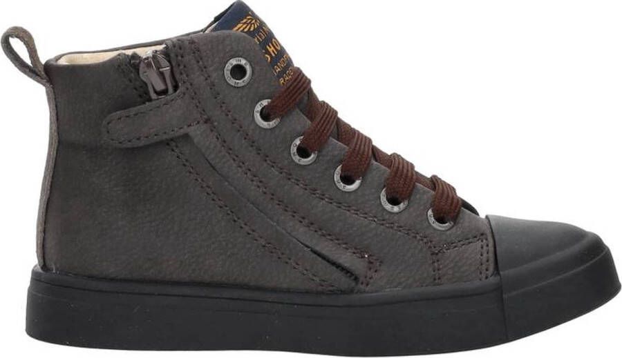 Shoesme Sh23w036 Hoge sneakers Leren Sneaker Jongens Bruin - Foto 2