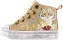 Shoesme Sneakers Beige Tiger Leer - Thumbnail 1