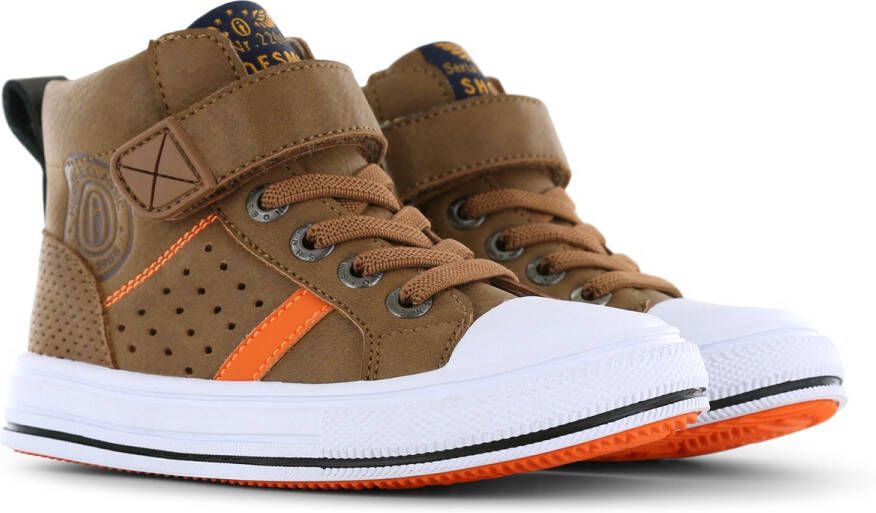 Shoesme leren sneakers groen Jongens Leer Meerkleurig 22 - Foto 2