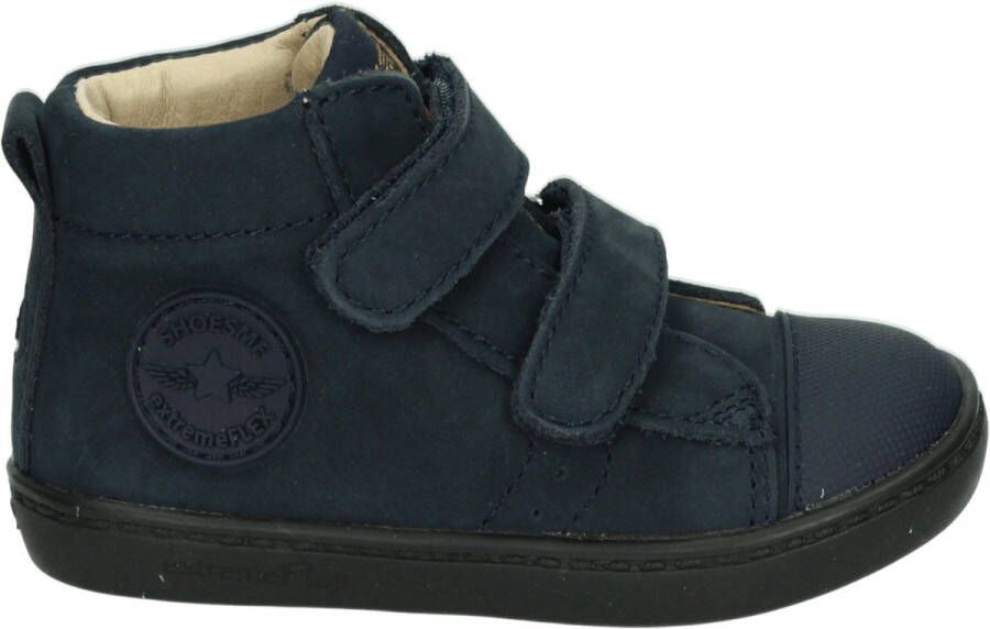 Shoesme Klittenbandschoenen Jongens Dark Blue Leer