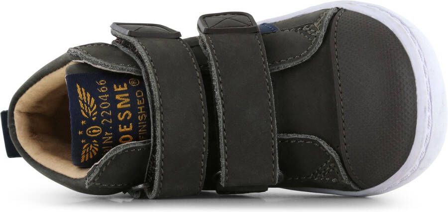 Shoesme Klittenbandschoenen Jongens Dark Brown Leer