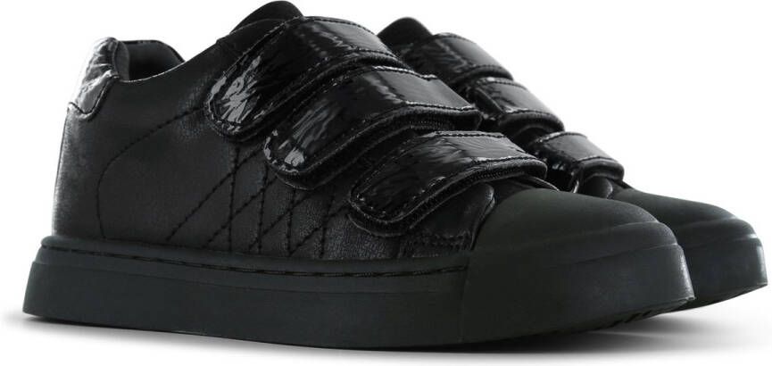 Shoesme Klittenbandschoenen Meisjes Black Leer