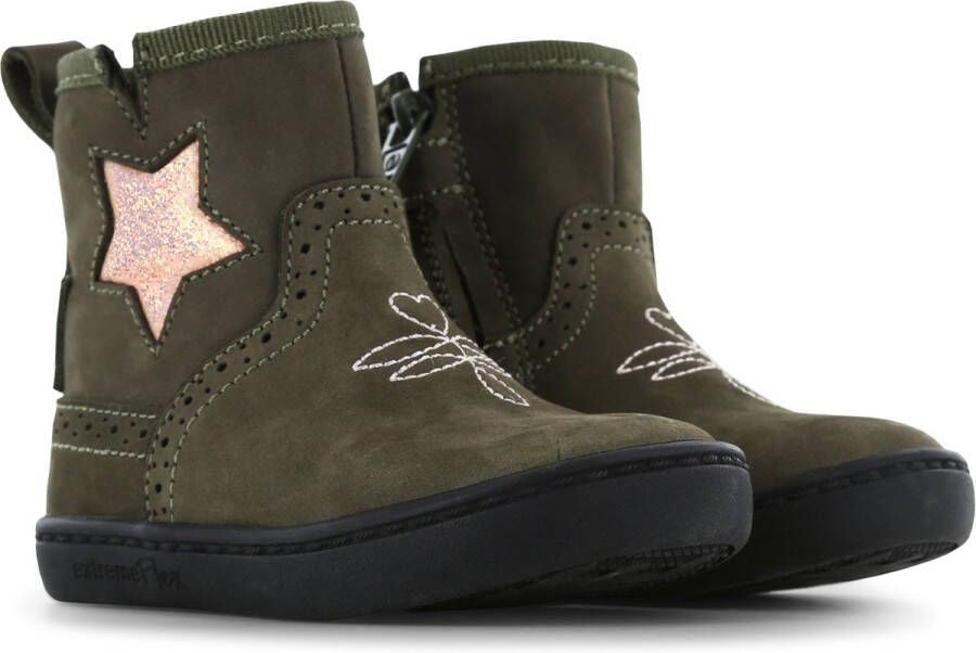 Shoesme Laarzen Meisjes Dark Green Leer