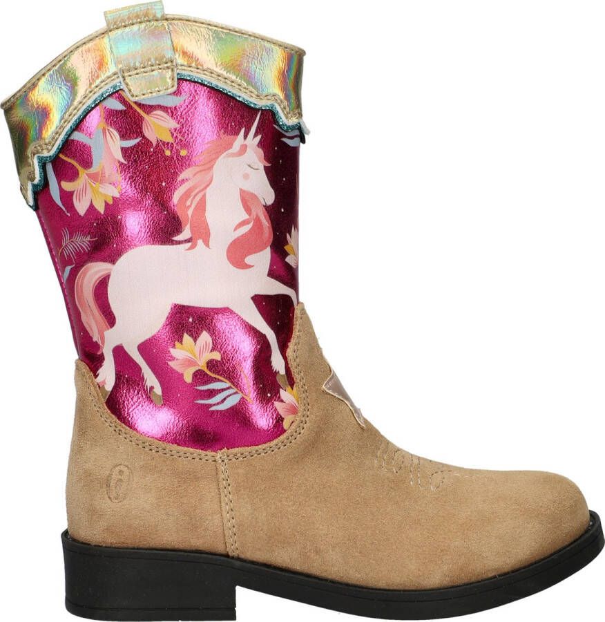 Shoesme Laarzen Meisjes Pink Unicorn Warm gevoerd