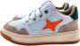 Shoesme No24s001 Lage sneakers Leren Sneaker Jongens Wit - Thumbnail 9