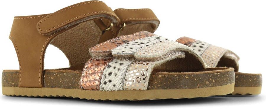 Shoesme Sandalen Meisjes Brown Animal Leer