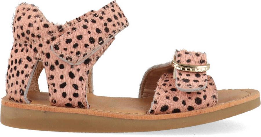 Shoesme Sandalen | | Pink Black Dots | Leer