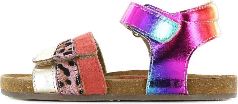 Shoesme Sandalen Meisjes Rainbow Coral Leer