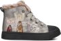 Shoesme Sh24w035 Sneakers Leren Sneaker Meisjes Zilver - Thumbnail 1