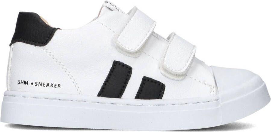 Shoesme Sneakers White Black Leer