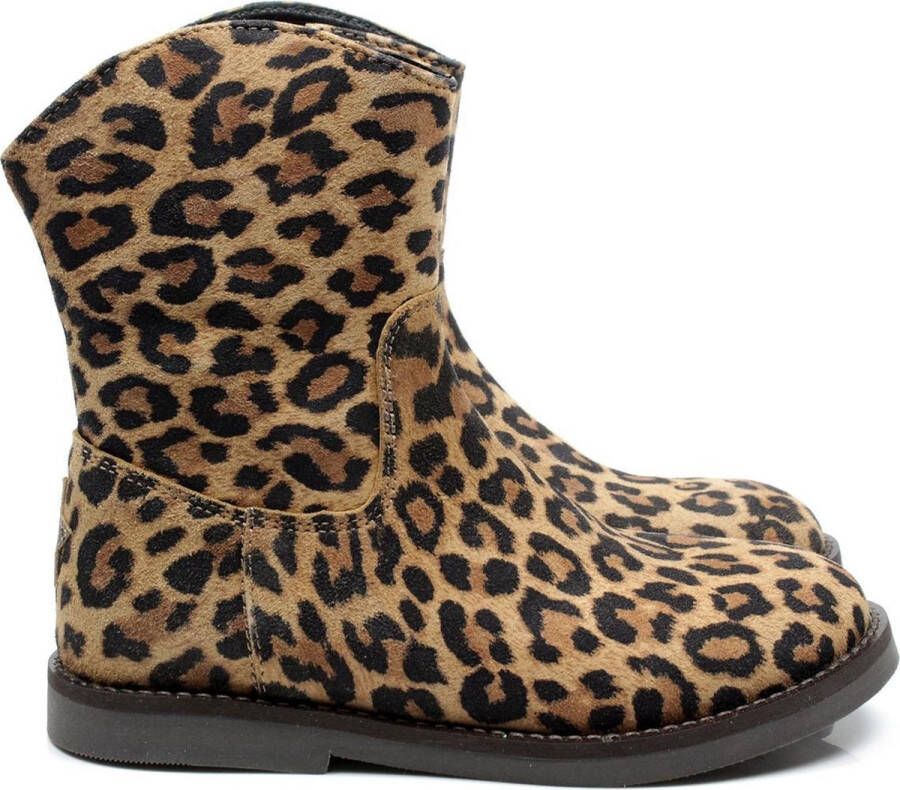 Shoesme Silouet Meisjes Laarzen Cognac panter print