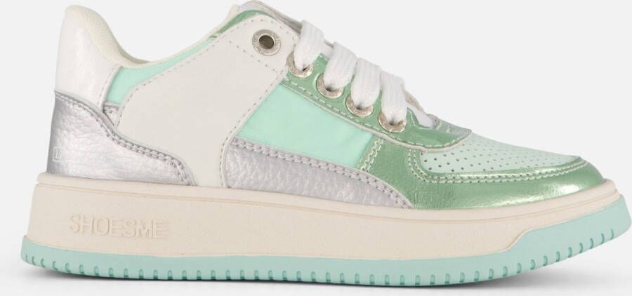 Shoesme Sneakers groen Leer Dames