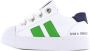 Shoesme S004 B Wit groene veterschoen rubberen neus (32 Kleur Wit ) - Thumbnail 2