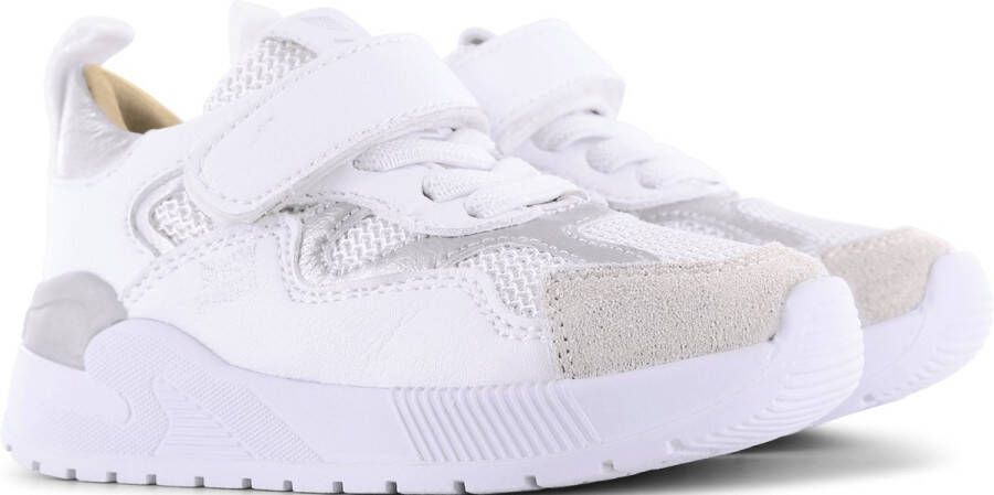 Shoesme Sneakers Meisjes Silver Leer