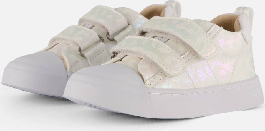 Shoesme Sneakers Meisjes White Metallic Leer