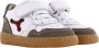 ShoesMe BN24S012-A white taupe multi bruin - Thumbnail 11