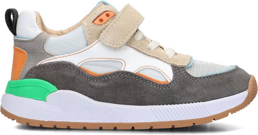 Shoesme St24s019 Sneakers Leren Sneaker Jongens Grijs